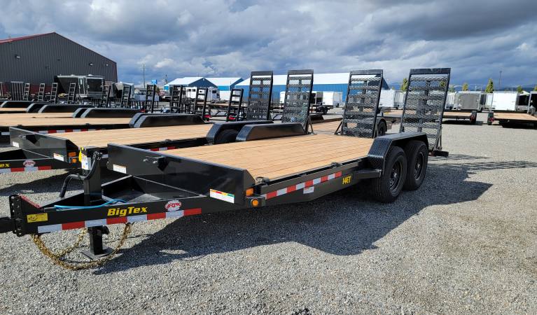 7 x 18 Big Tex Equipment Trailer with Superwide Ramps, 14K