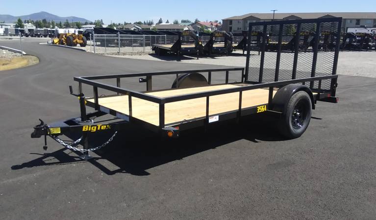 6.5 x 12 Big Tex Utility Trailer with Spring Assisted Rear Gate