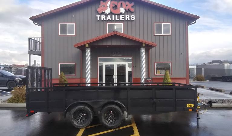 7 x 16 Big Tex Tandem Axle Trailer with Sides, 7K