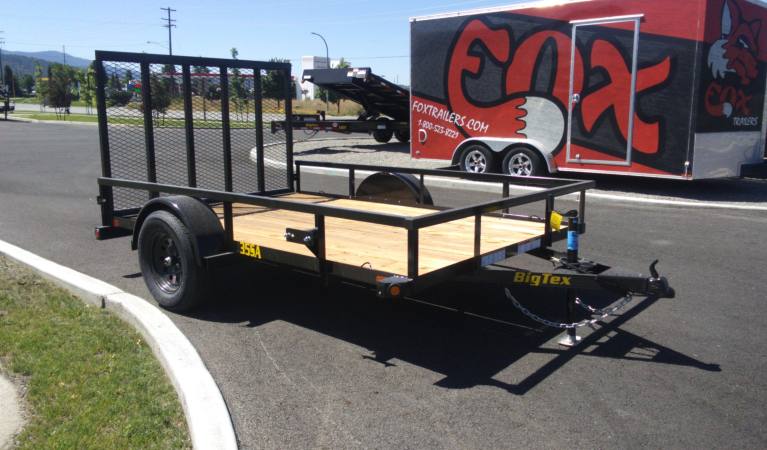 6.5 x 10 Big Tex Utility Trailer with Spring Assisted Gate